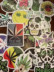 Marijuana Weed Stickers lot of 20 - Picture 1 of 1