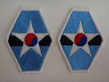 Set 2 États-Unis Corée Joint Combinée Field Armée Corps Correctifs non Utilisé