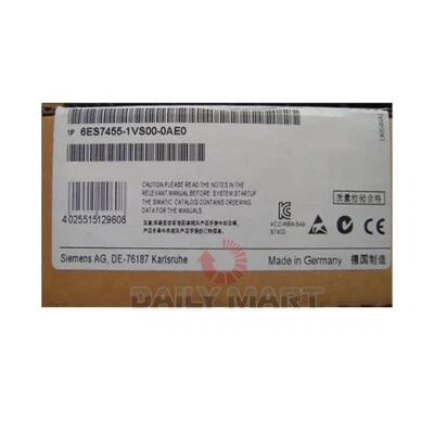 New In Box SIEMENS 6ES7455-1VS00-0AE0 SIMATIC S7-400 Control Module - Image 1 of 2