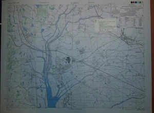 1945 US Army Karte Stadtplan von Kariya, Aichi Präfektur Honshu Japan 1:12.500 - Bild 1 von 7