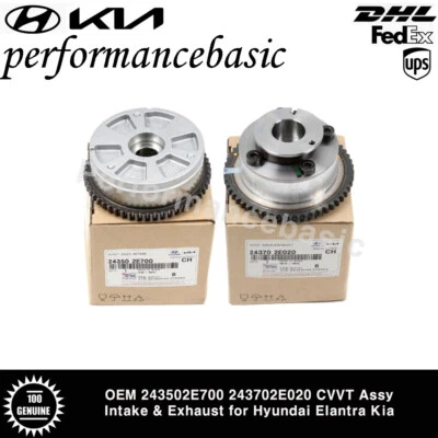 OEM 243502E700 243702E020 CVVT Assy Intake & Exhaust for Hyundai Elantra Kia - Image 1 of 4