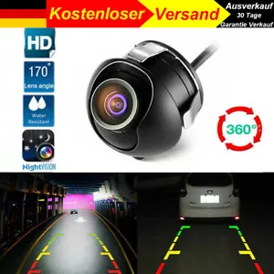 360° HD Auto Rückfahrkamera KFZ Kamera Wasserdicht Nachtsicht Einparkhilfen - Bild 1 von 12