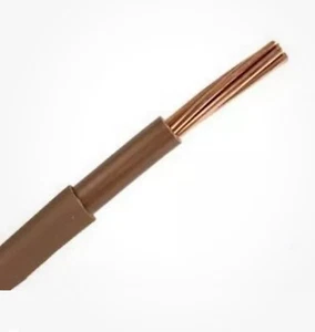 Meter Tails 6181Y Brown 25mm PVC Cable, Ideal for Domestic Units VAT REG - Picture 1 of 3
