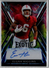 2023 Leaf Exotic Kaleidoscope Parrot #BAEH2 Elijah Higgins Auto /6 
