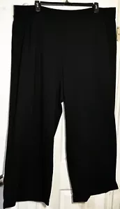 pure J. JILL 4X women Wide leg easy fit stretch Knit Pants full length pockets - Picture 1 of 5