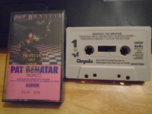 RARE OOP PROMO Pat Benatar CASSETTE TAPE Tropico 1984 pop WE BELONG derringer ! - Picture 1 of 2