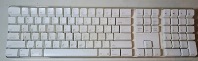 Apple A1016 Wireless Bluetooth Mechanical Keyboard White w Number Pad -FREE SHIP - Image 1 of 4