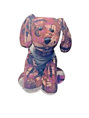 Jonas Brothers Build A Bear Plush Dog with Vest Multicolor No Music/Sound - Image 1 of 4