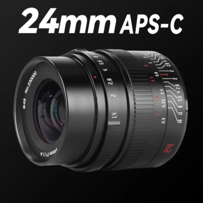 24mm F1.4 APS-C Large Aperture Prime Lens For Sony E Canon RF FUJI X M4/3 Mount - Image 1 of 4