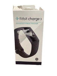 Fitbit Charge 3 Advanced Fitness Tracker Negro/Grafito - Nuevo, Caja Abierta - Imagen 1 de 7