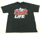 California Life Shirt Size Extra Large XL Black Tee Short Sleeve Adult Graphic