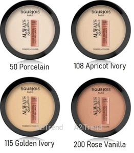 Bourjois Always Fabulous Matte Long Lasting Pressed Powder 10g --Choose shade--- - Picture 1 of 1