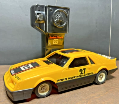 80’s Mustang Cobra R/C Vintage Hong Kong Tested Works Great!! Tandy Radio Shack - Image 1 of 4