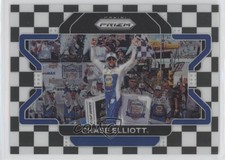 2022 Panini Prizm Horizontal Checkered Flag Prizm /50 Chase Elliott #92