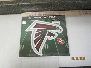 Menge (2) Atlanta Falcons 12" x 10" NFL Logo Fenster Folie perforiert Aufkleber  - Bild 1 von 6