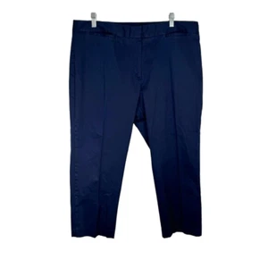 Charter Club Pant Shop marineblau vorne flach kurz geschnitten Chino Damengröße 18 gebraucht, in einwandfreiem Zustand - Bild 1 von 9