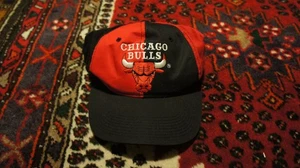 De colección Chicago Bulls NBA NHL Snapback Sombrero Gorra Prendedor Rueda G Gorra Años 90 - Imagen 1 de 7