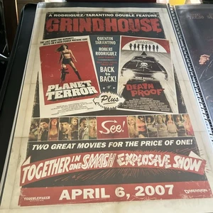 Póster original de la película Quentin Tarantinos Grindhouse 2007 D/S enrollado 27" x 41" - Imagen 1 de 13