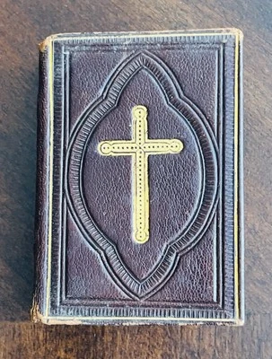 1872 Swedish Psalm-Boken Psalm Of David Miniature Theology Hymns Devotional Book - Image 1 of 4