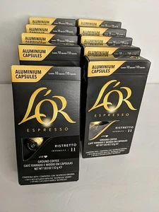 10x L’OR Espresso Ristretto Kapsel (100 insgesamt) Intensität 11 Nespresso 04.03.26 - Bild 1 von 7