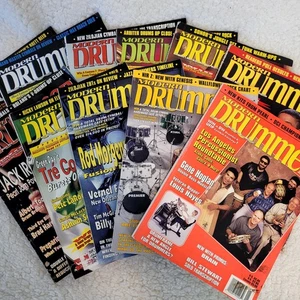Lot Of 11 Modern Drummer Year 1998 Magazines / Jan-March + May-Dec - Imagen 1 de 14