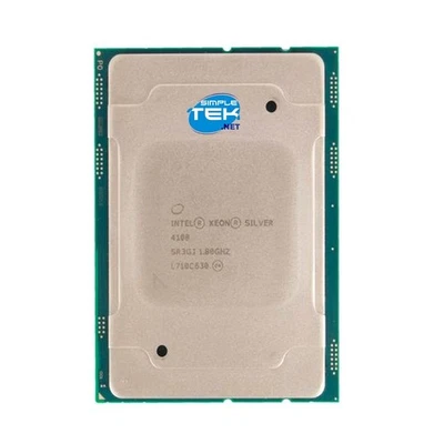 Intel Xeon Silver 4108 SR3GJ LGA 3647 1.80GHz Max 3.00GHz Refurbished - Image 1 of 4