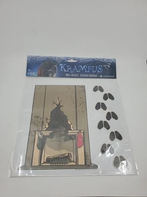 Krampus Decorative Wall Decals, Scary Christmas Spirit New 2022 Read — 第 1/2 张图片