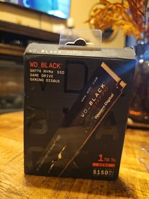 WD WD_BLACK SN770 NVMe 1TB Internal Solid State Drive - Black (WDS200T3X0E) - Image 1 of 2