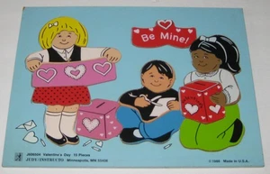 Vintage Judy Instructo Puzzle 1988 Valentinstag J606504 - 15 Teile - USA - Bild 1 von 3