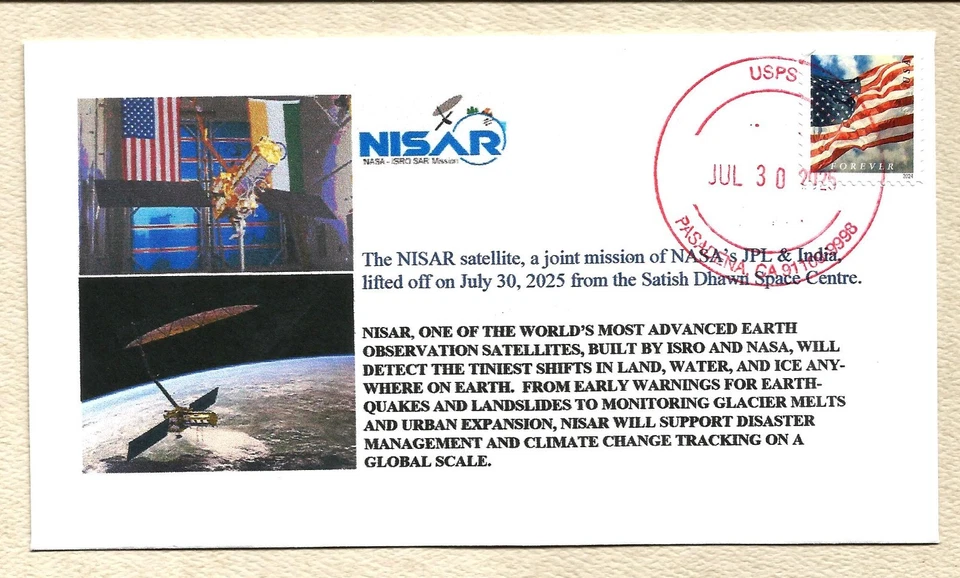 NISAR Satellite launch - NASA JPL & India - Joint mission July 30, 2025 - Image 1 of 1