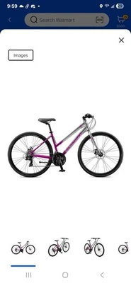 Schwinn 700C / 28" Circuit Women's Hybrid Bike, 21 Speed, Gray / Purple (In Box) — 第 1/2 张图片