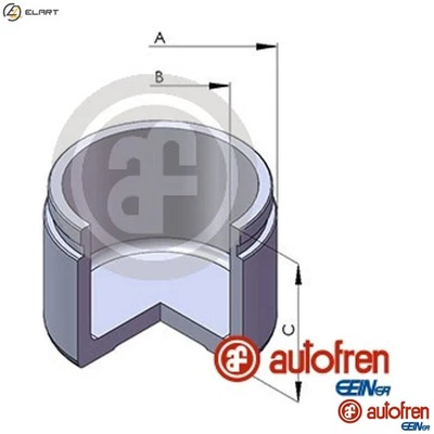 PINZA FRENO PISTÓN D025101 PARA RENAULT 6 LE/COCHE 688.10/688 713/C1E 726 1.1L Foto 1 de 4