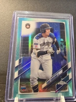 1014093 - 2021 Topps Chrome NPB  - Yudai Furukawa #46 Aqua Refractor /199 (RC) - Image 1 of 2