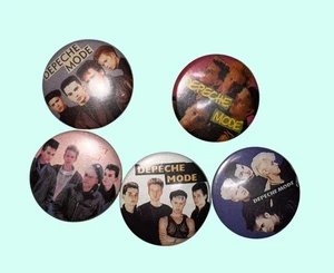 Vintage 80s Depeche Mode lapel pins push pin - Picture 1 of 4