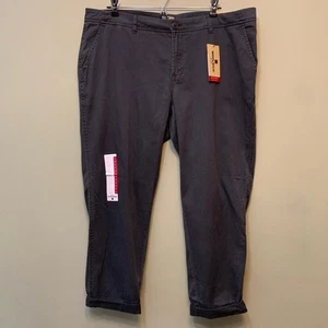 Woolrich Pant Women 14 Gray Sunday Chino Mid-Rise Skinny Lightweight New  - Picture 1 of 10