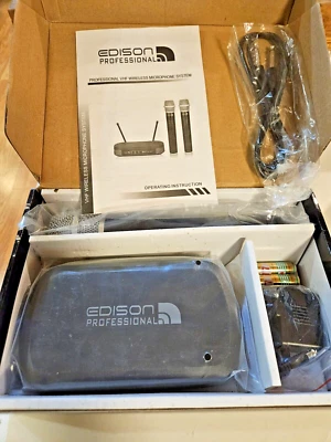 Edison Professional  Wireless Microphone System - VHF MC-1000 - Image 1 of 4