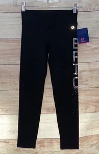 Gap Fit Girls Leggings Size Medium Black Epic Heart Graphic on Leg NWT LBB76 - Picture 1 of 5