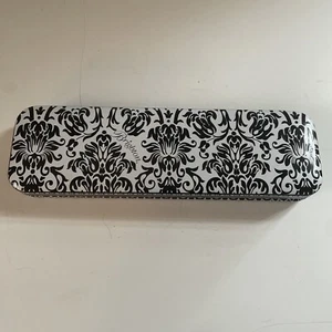 Estuche para gafas/gafas de sol Brighton blanco y negro (largo) - Imagen 1 de 9