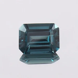 AAA Flawless Indicolite Blue Green Tourmaline Radiant Cut Stone Tourmaline 6.45C - Picture 1 of 3