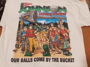 Camiseta de golf Big Johnson Driving Range 1997 vintage puntada única talla grande - Imagen 1 de 4
