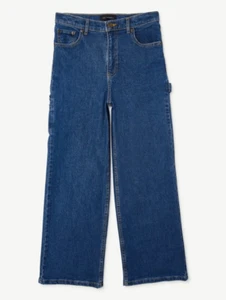Free Assembly Girls Wide Leg Carpenter Jeans - Picture 1 of 5