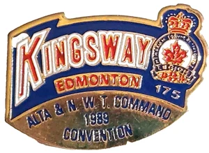 Royal Legion Kingsway Convention Edmonton Kanada 1989 Anstecknadel - Bild 1 von 2
