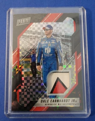 2021 Panini Prizm VIP Card 56 Dale Earnhardt Jr. Memorabilia Black  #4/5 - Image 1 of 3