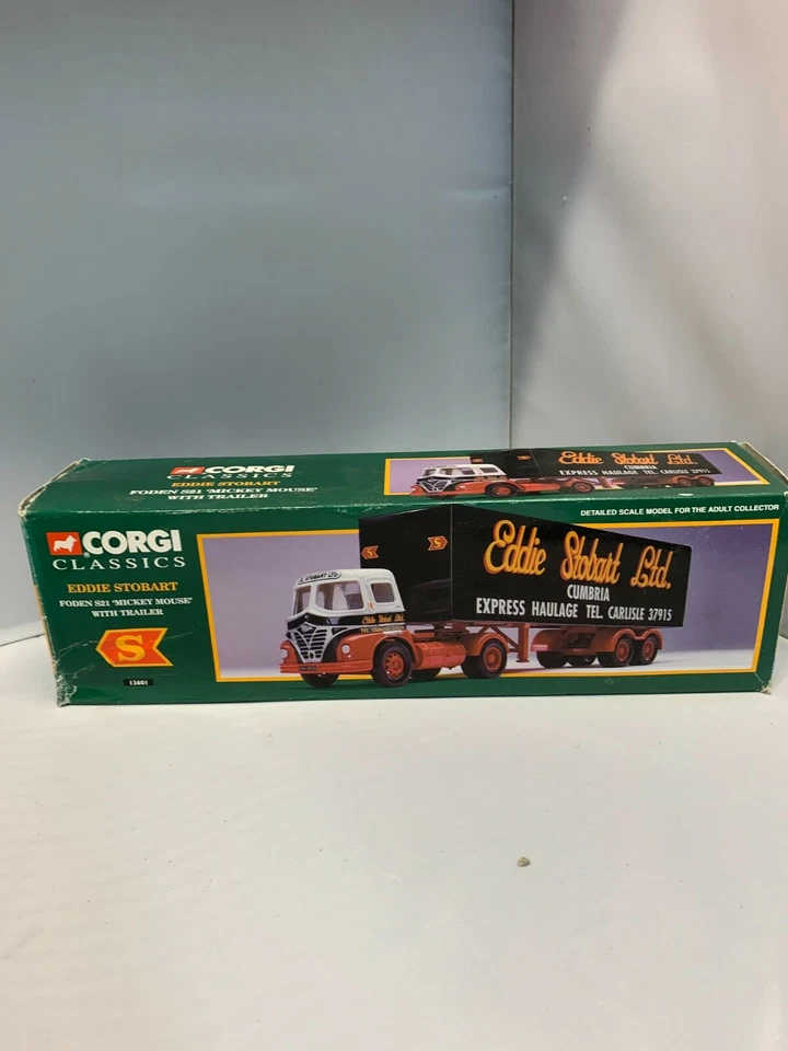Corgi Classics 13601 Eddie Stobart Foden S21 "Mickey Mouse" with Trailer - Image 1 of 1