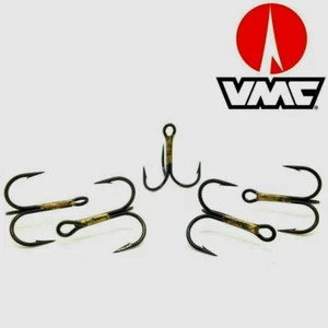 VMC Treble Hooks Pattern 9650Bz Sizes 5/0-10 Bronze Flying C's Pike Rapala Lures - Picture 1 of 1