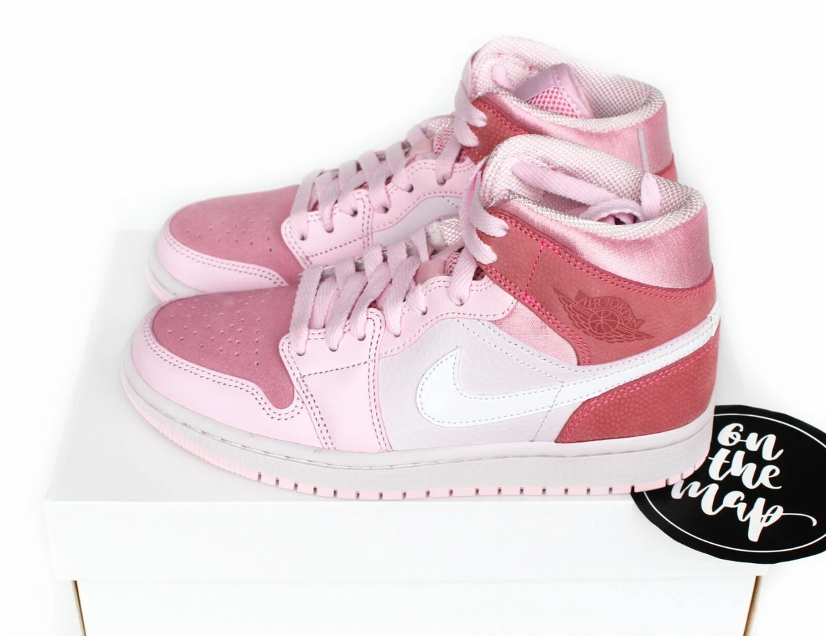 Jordan 1 Mid Digital Pink W for sale | eBay