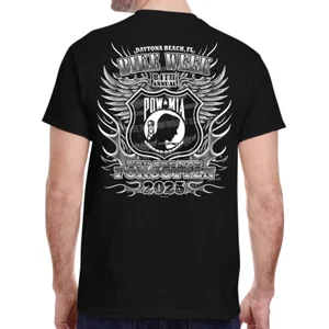 2025 Bike Week Daytona Beach Ride For Those Who Can't POW MIA T-Shirt - Picture 1 of 6