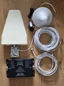 4G/5G Mobile Phone Signal Repeater Booster EE O2 Vodaphone All UK Networks Kit - Zdjęcie 1 z 7