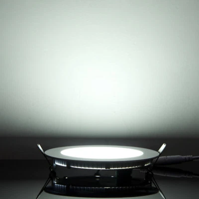 Ultrathin LED Ceiling Light Panel Lamp Fixture Circle Recessed Lighting SMD 2835 - Image 1 of 4