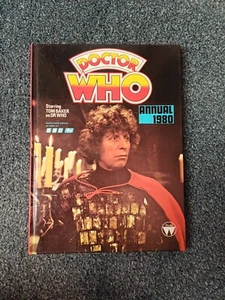 DOCTOR WHO ANNUAL 1980 - Tom Baker - World Hardback - Nr Mint - Picture 1 of 4
